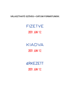 COLOP Mini-Dater S 160/L dátumbélyegző